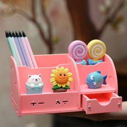 少女心爆棚！韓版創(chuàng)意多功能筆筒，打造可愛時(shí)尚的桌面收納空間